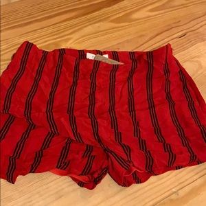Red And Black skort